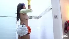 चलाएँ Mamacitaz - #vick valencia - bosomy लैटिना housemaid अंडर brobdingnagian भार ऊपर पर उसके सामने