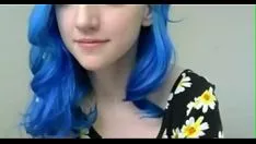Reproducir Looneynonprofessionalmissys.com - missy de pelo liso azulado en juguetes de flores con tetas - looneynonprofessionalmissys.com