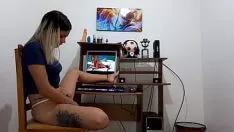 Odtwórz Widzę moją dziewczynę obserwującą porno i masturbację, pilnie mnie ssie i pieprzę ją w dupę