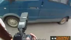 Afspelen Hete Russische brunette houdt van een grote sashay