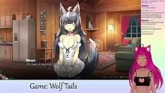 Play Vtuber toys wolf down tail coat separate 2