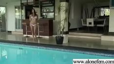 Play Solo hot missy tape-recorded performin with sex toys moving-picture show-10