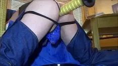 Redare Mașina dracului cu un vibrator anal mă ia până când picura esperma