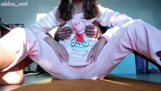 Play Stepbrother hard jerking cunt and small tits stepsister in pajama