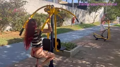 Play Exhibitionist Wife Flashes Public in Busy Park!