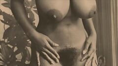 Abspielen Haary Retro Vintage - Interracial Tabu Begegnung mit schwarzem Schwanz