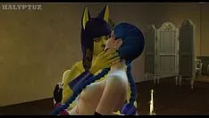 Riproduci Hex vede ankha sfogliare e cadere in lei ( the sims 4 )