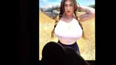 Riproduci Ana overlorde cum testimonial